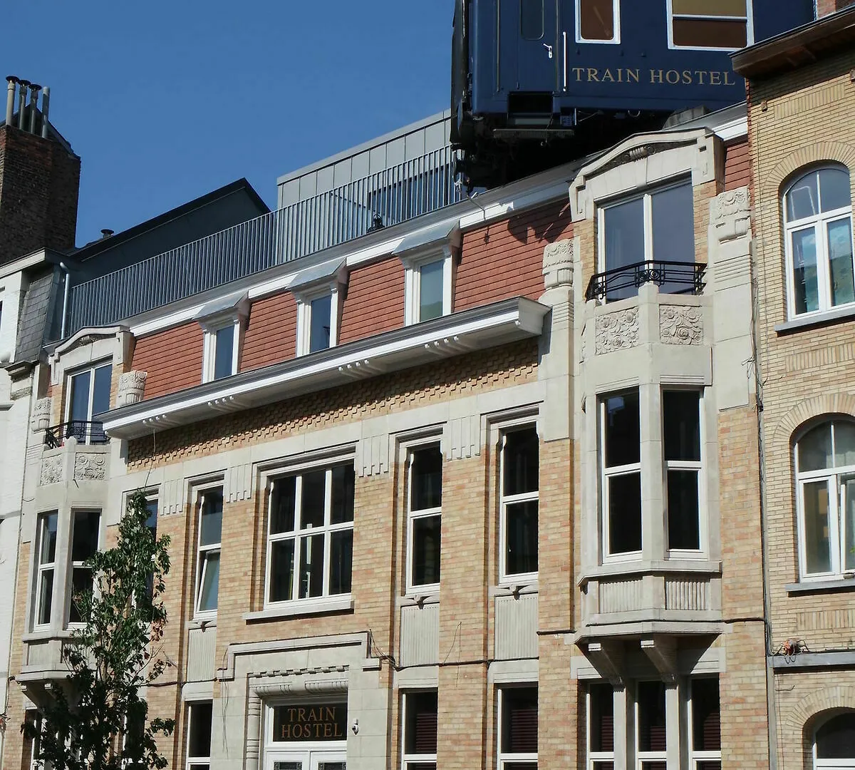 Train Cabin Hostel Schaerbeek Bryssel